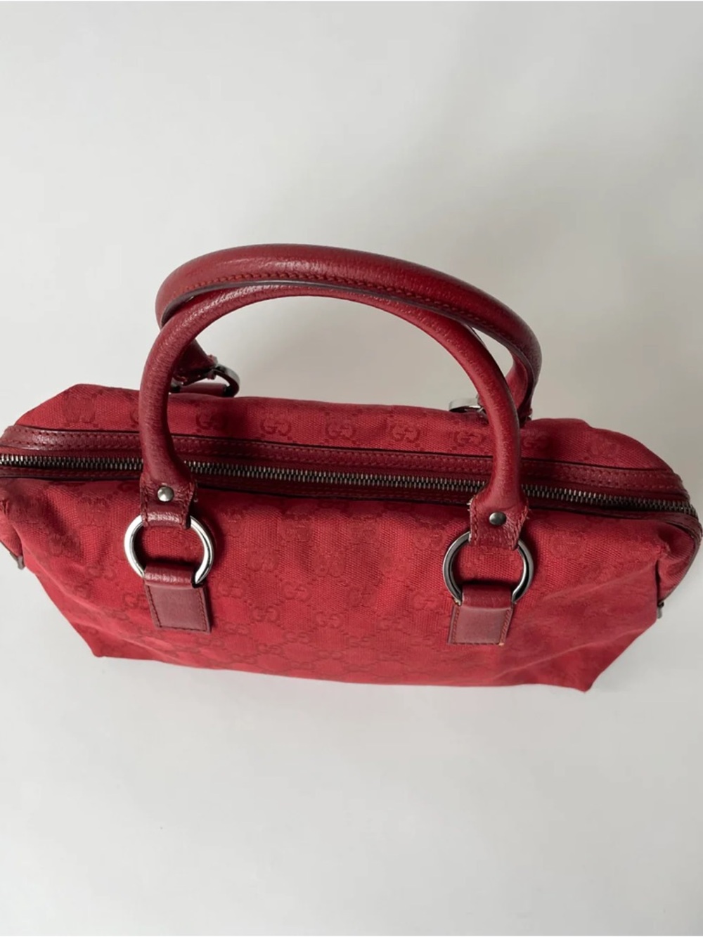Gucci Monogram Canvas Boston Bag - Picture 5 of 11